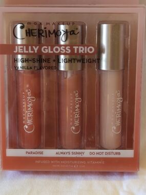 Jelly Gloss Trio - Pink & Peach High-Shine Lip Gloss Set